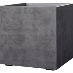 DEROMA MILLENIUM 208-619 PLANTEKASSE PLASTIK ANTRACITGRÅ 39X39X39 CM
