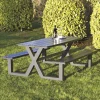 HORTUS X-MODEL 801-089 BORDBÆNKESÆT SORT