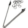 MILLARCO PRESENNINGSØJER I STÅL - INKLUSIV TANG - 10 STK. TANG 1.60 CM