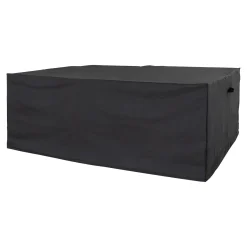 OUTRIUM BORD+4 STOLE OVERTRÆK SORT