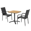OUTRIUM FARO/NAPOLI BORD + 2 STOLE CAFESÆT SORT