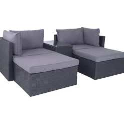 OUTRIUM LISSABON SOFASÆT SORT