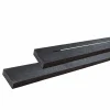 PLUS ALPHA L177 CM M/2 RYGLÆN BORDBÆNKESÆT SORT
