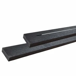 PLUS ALPHA L177 CM M/2 RYGLÆN BORDBÆNKESÆT SORT