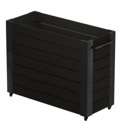 PLUS BLOMSTERKASSE SORT 95 X 50 X 120 CM
