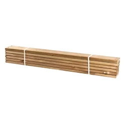 PLUS PIPE PLANKE HØJBED NATUR 12 X 28 X 120 CM