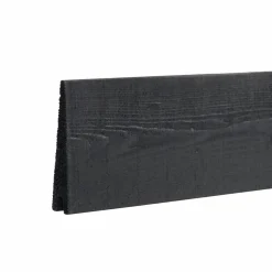 PLUS PROFILHEGN TRYKIMPRÆGNERET OG GRUNDMALET SORT 14 X 177 CM